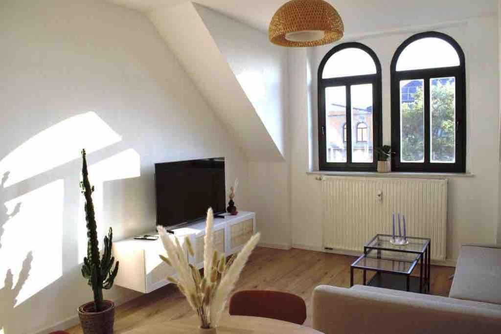 Charmante Altbauwohnung - Ueber Den Daechern Chemnitz Kassberg 외부 사진